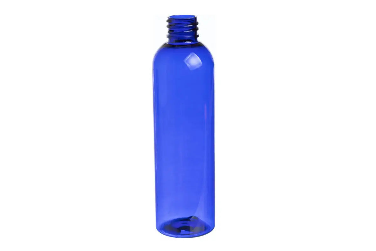 8 oz. (250ml) COBALT BLUE - Plastic Flask Bottle per each (fits