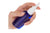 2 oz. Blue Plastic Oval Bottle with White Nasal Sprayer