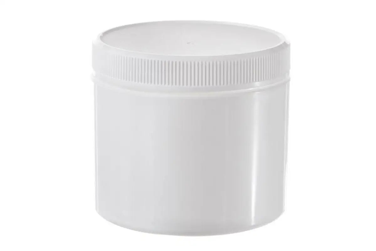 4 oz Clear Jar with White Cap