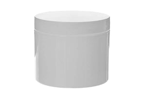 4 oz. Straight-Sided Plastic Salve Container with Smooth Lid
