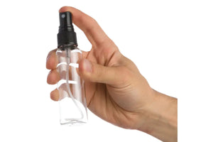 2 Oz. Clear Pet Plastic Bullet Bottle (20-410 Neck Size)