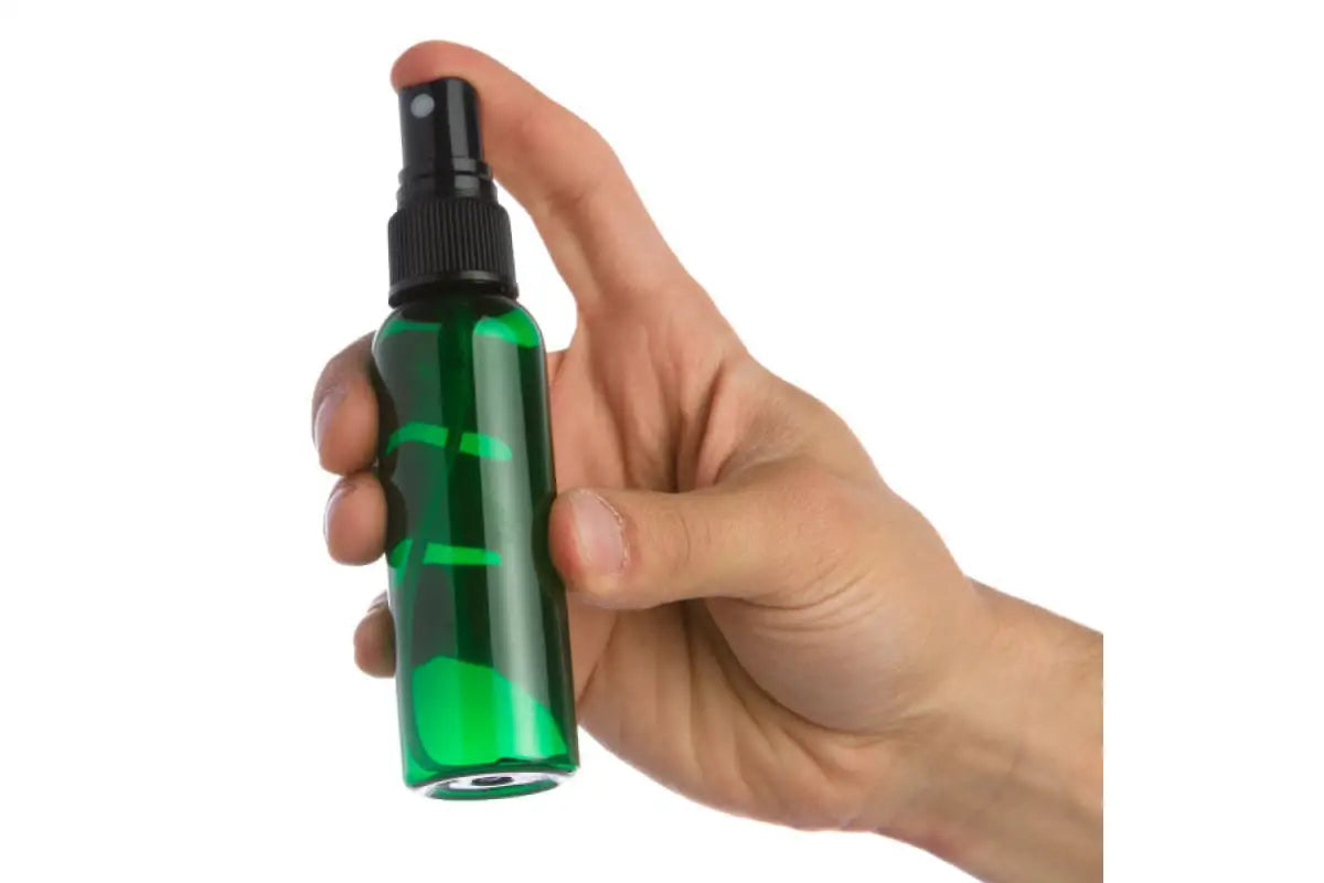 2 oz. Green PET Plastic Bullet Bottle (20-410 Neck Size)
