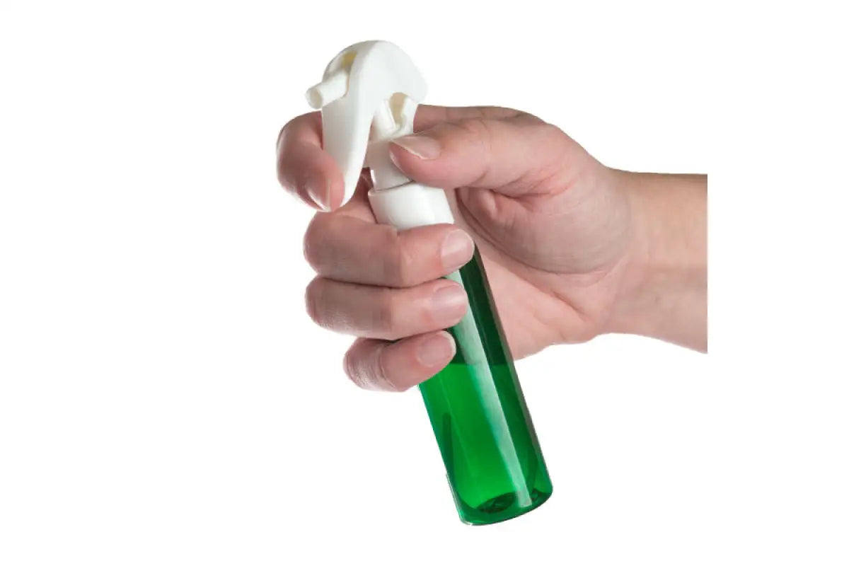 2 Oz. Green Plastic Bottle With White Trigger Sprayer