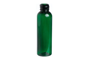 2 oz. Green PET Plastic Bullet Bottle (20-410 Neck Size)
