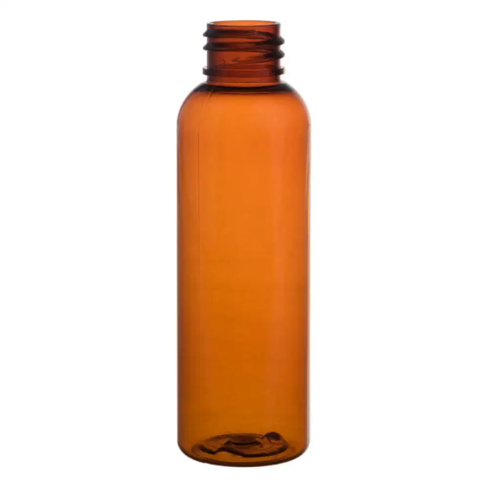 2 oz. Amber PET Plastic Bullet Bottle (20-410 Neck Size)