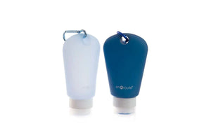 3 Oz. Squeezies Silicone Travel Tubes (Pack Of 2) Blue