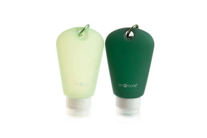 3 Oz. Squeezies Silicone Travel Tubes (Pack Of 2) Green