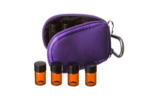 Aroma Ready Key Chain Case With 8 Sample Vials (5/8 Dram)