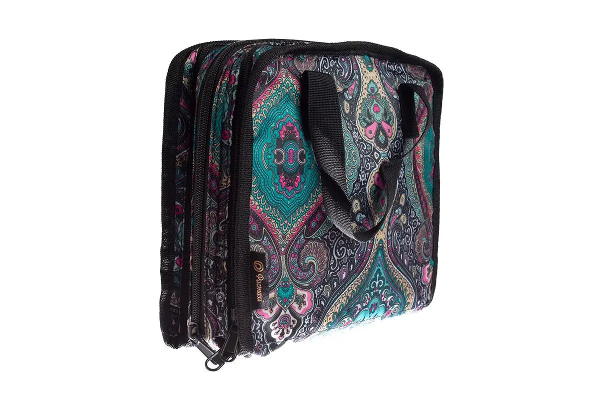 Essential Oil Storage Case with Clear Accessories Pocket (Holds 54 Vials)