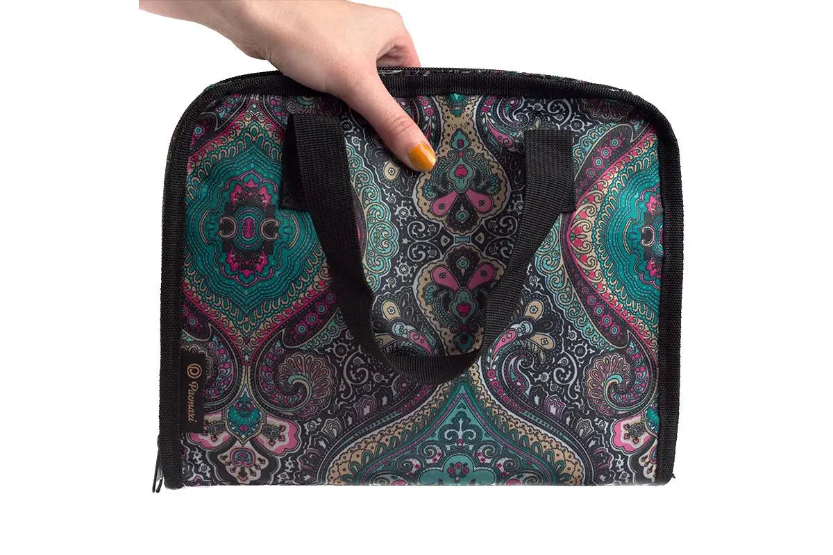 Essential Oil Storage Case With Clear Accessories Pocket (Holds 54 Vials)