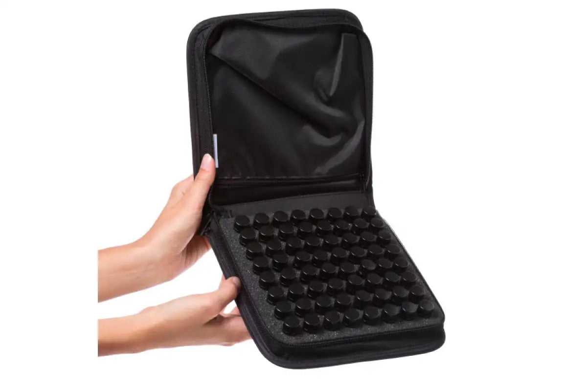 Dterra® Branded Sample Case With Foam Insert (Holds 64 Vials) Black