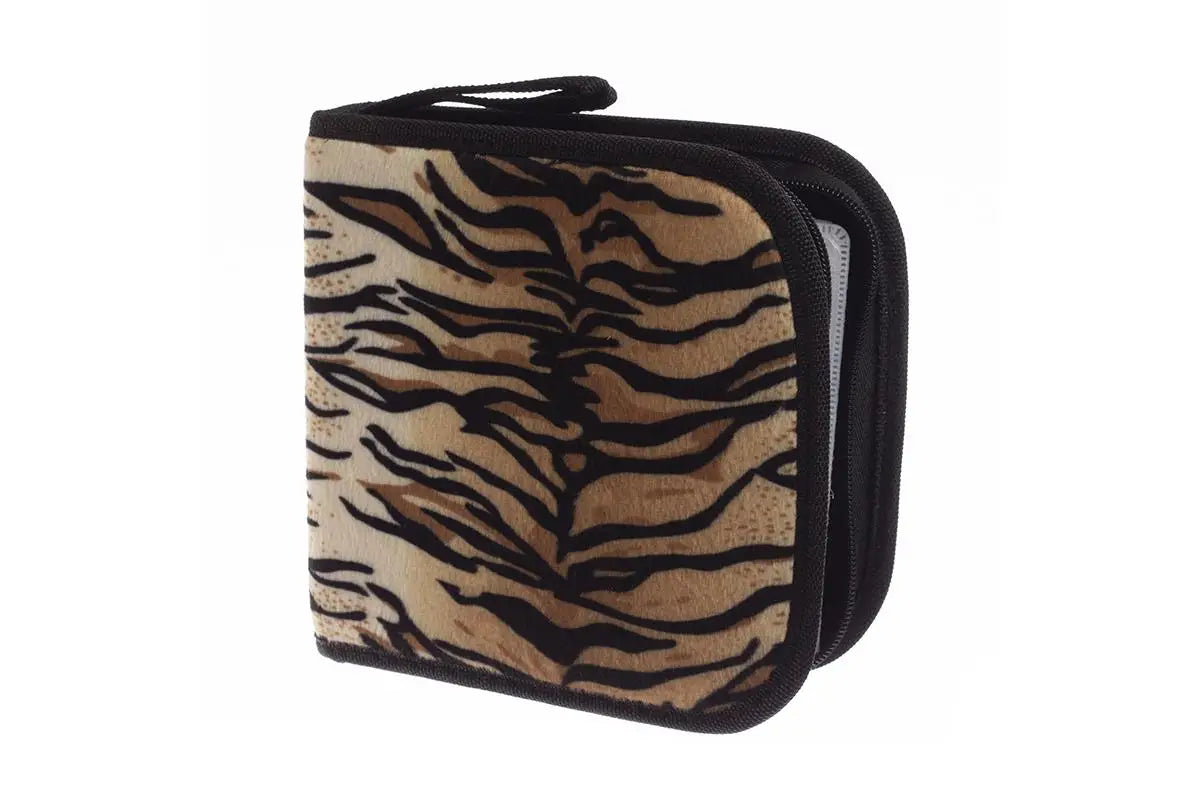 Tiger Print Small Essential Oil Case (Holds 49 Sample Vials)