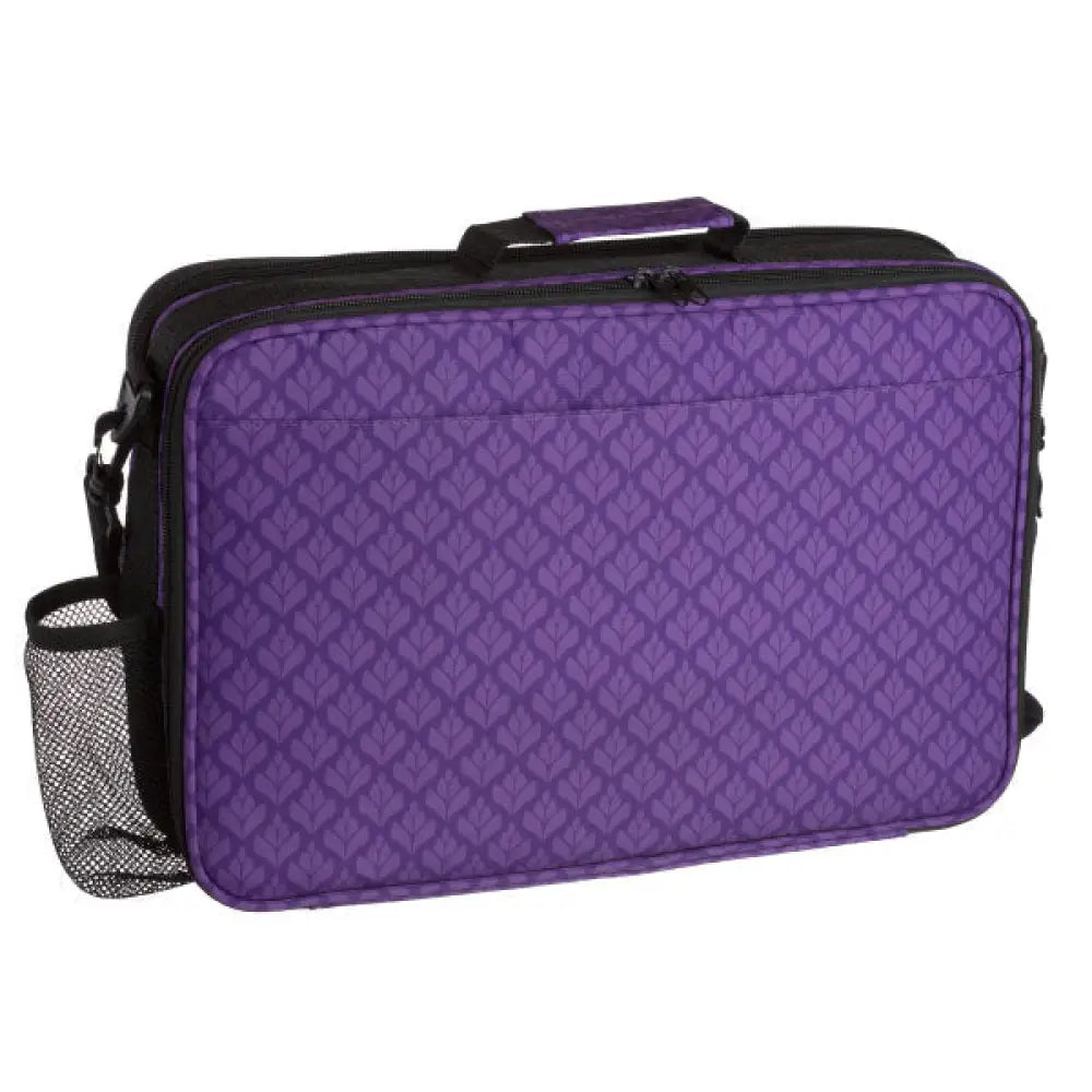Aroma Ready Deluxe Foam Case (Holds 79 Vials) Purple Floral