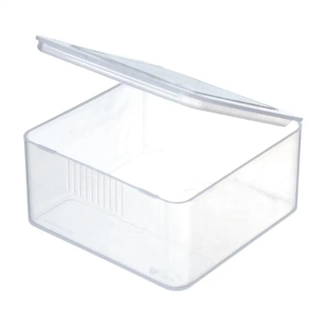 Plastic Oil Box with Sample Vials Orifice Reducers and Black Caps (16 Vials 5/8 Dram)