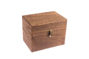 Feathergrain Wood Essential Oils Box (Holds 6 Vials) Dark