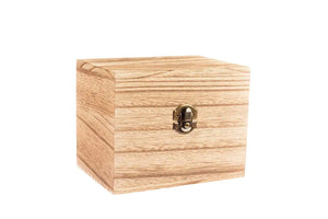 Feathergrain Wood Essential Oils Box (Holds 6 Vials) Light