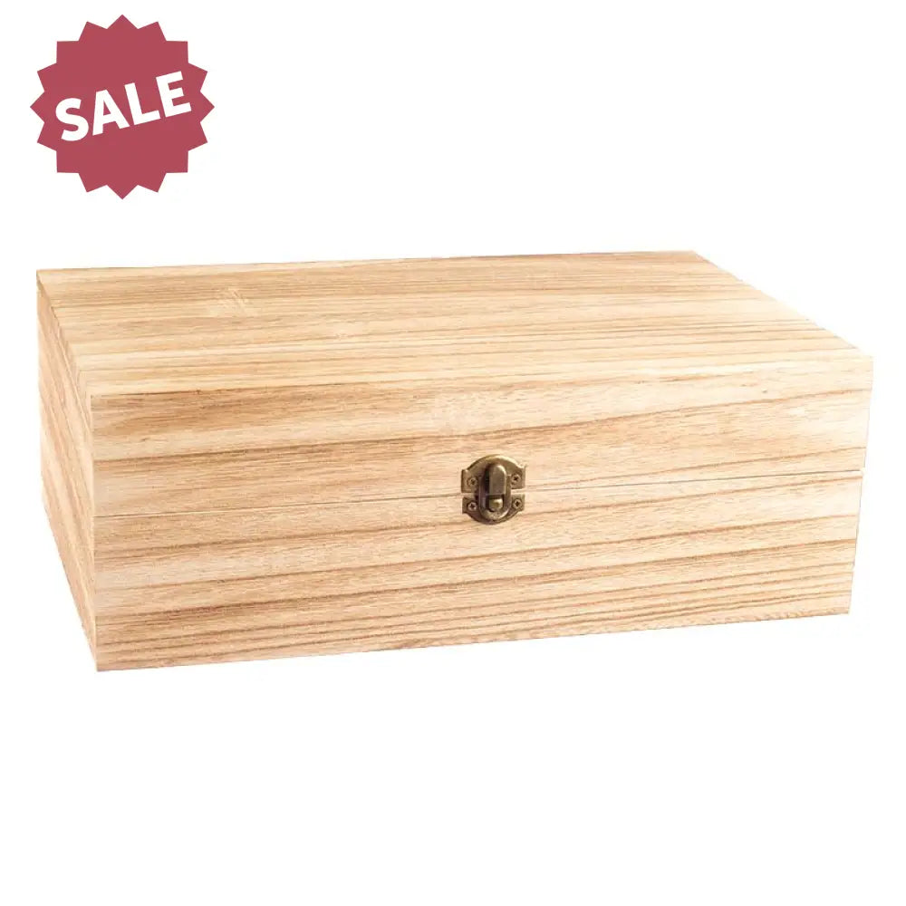 Feathergrain Wood Essential Oils Box (Holds 40 Vials) Light