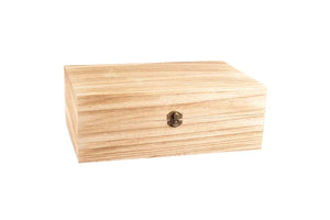 Feathergrain Wood Essential Oils Box (Holds 40 Vials) Light
