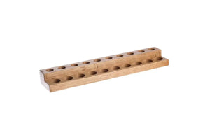 2-Tier Oak Riser for Vials and Roll-ons (Holds 10 Each)