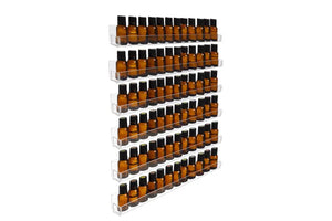 6-Row Plastic Essential Oil Display Rack (Holds 90 Vials)