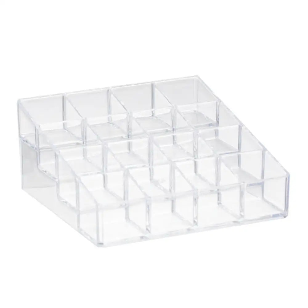 4-Tier Clear Plastic Display Riser (Holds 16 Vials)