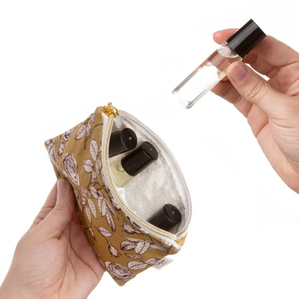 Small Roll-On Travel Pouch (Holds 4 Vials)