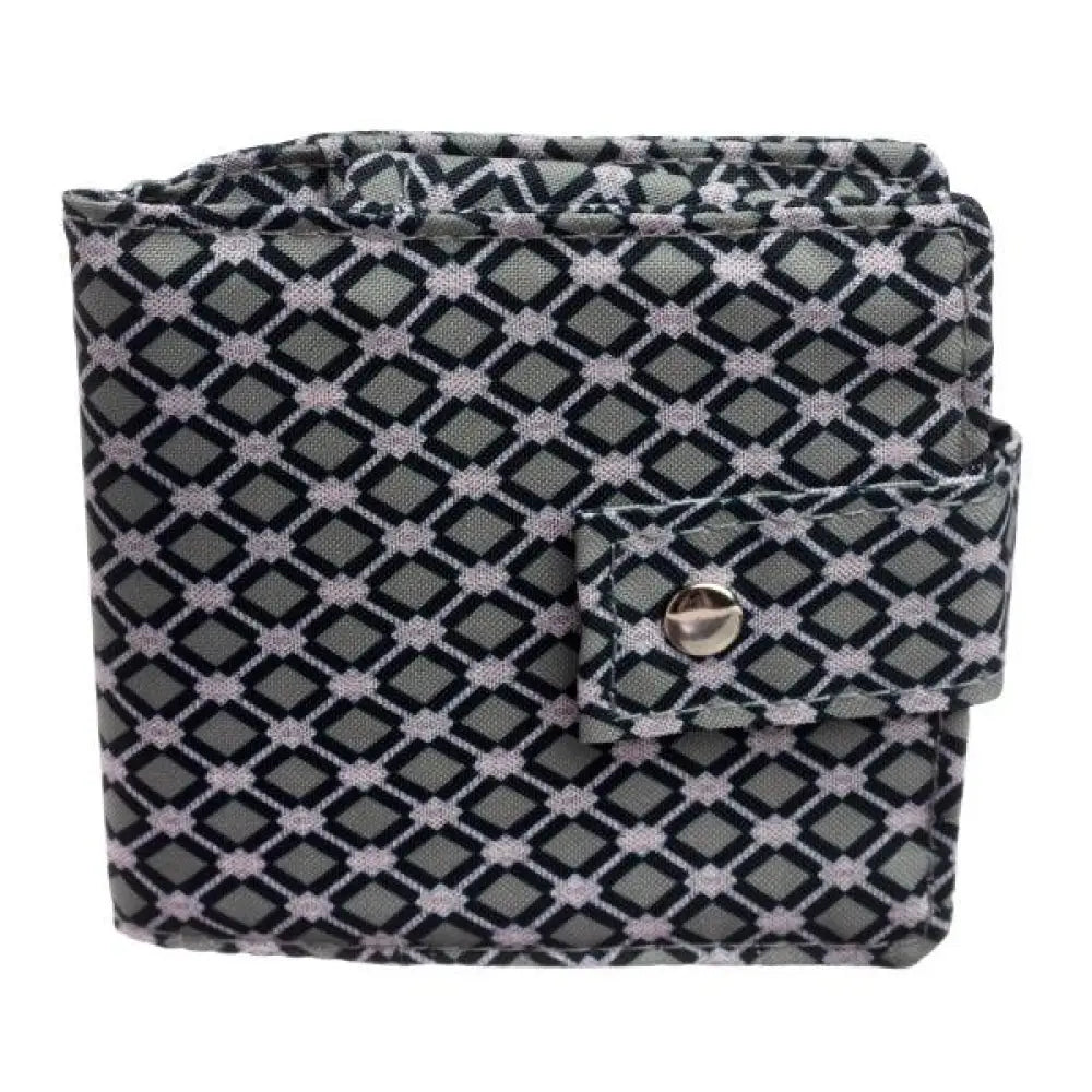 Fold-Over Snap Case For Roll-Ons (Holds 8 Vials) Blue Diamond