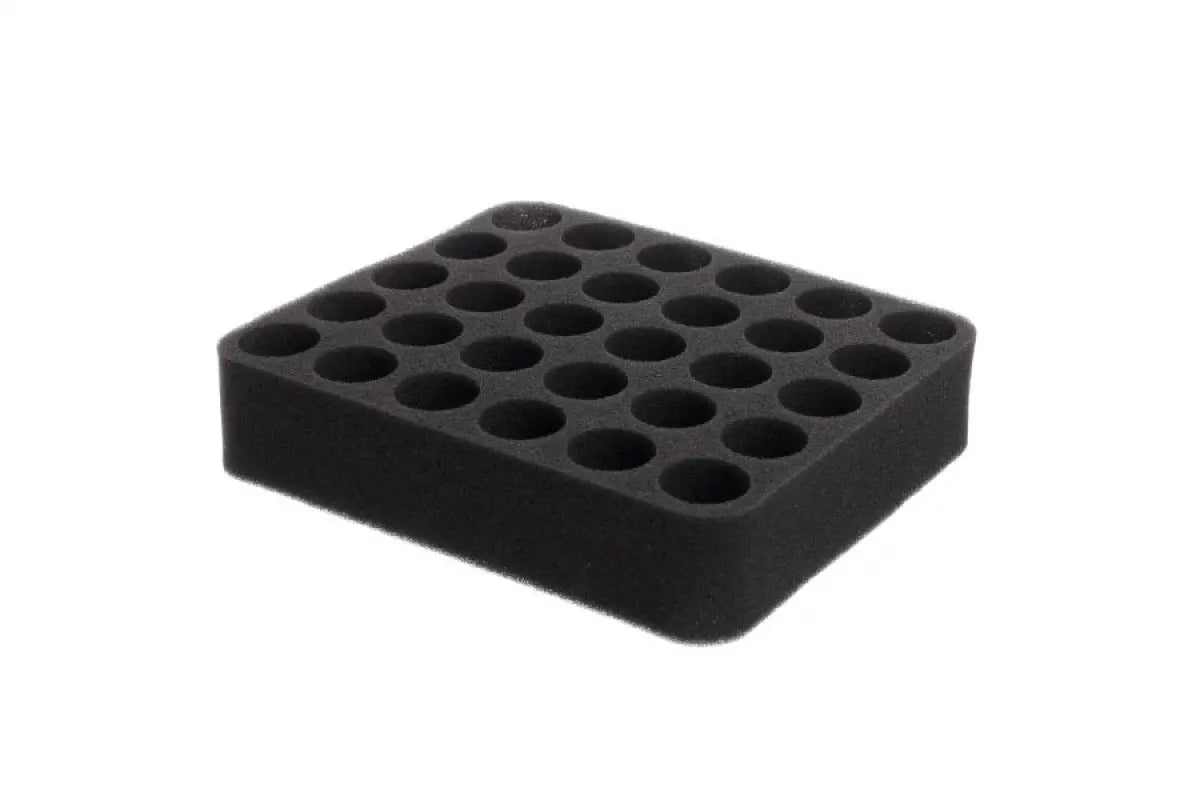 Replacement Foam Insert for Multi-size Bottle Carrying Case (Holds 30 Vials)