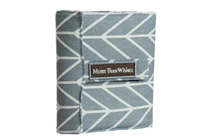"More Than Wishes Gray and White Chemo Care Kit" (Includes 5 Cards)