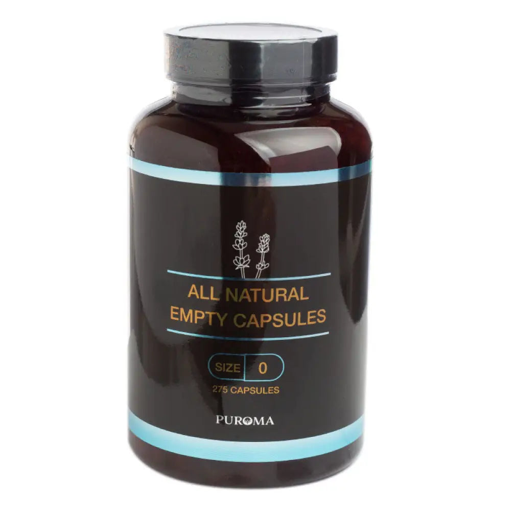 Small, Size-0, Empty Vegetarian Capsules (275 Count)