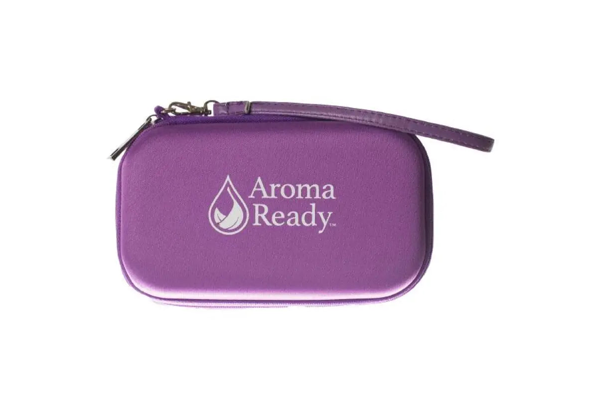 Aroma Ready™Branded Wristlet Hard Shell Case for 10 ml Roll-Ons (Holds 6 Vials)