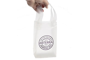 Small Frosted Dterra Seal Plastic Gift Bags (Pack Of 5)