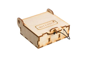 Mini doTERRA Branded Natural Wood Essential Oil Box (Holds 3 Vials)