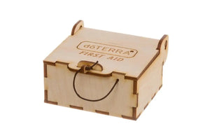 Small Dterra Branded Wooden First Aid Box (Holds 12 Sample Vials)