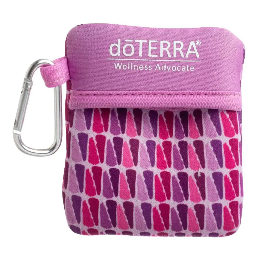 Dterra Branded Fold-Over Case For Roll-Ons (Holds 3 Vials) Candy Corn