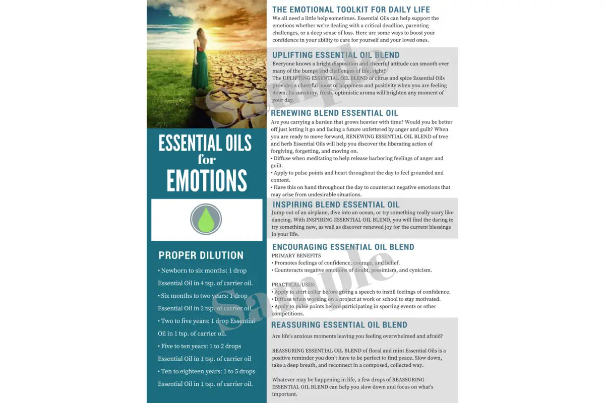 &quot;Emotions and Essential Oils&quot; Digital Tear Pad