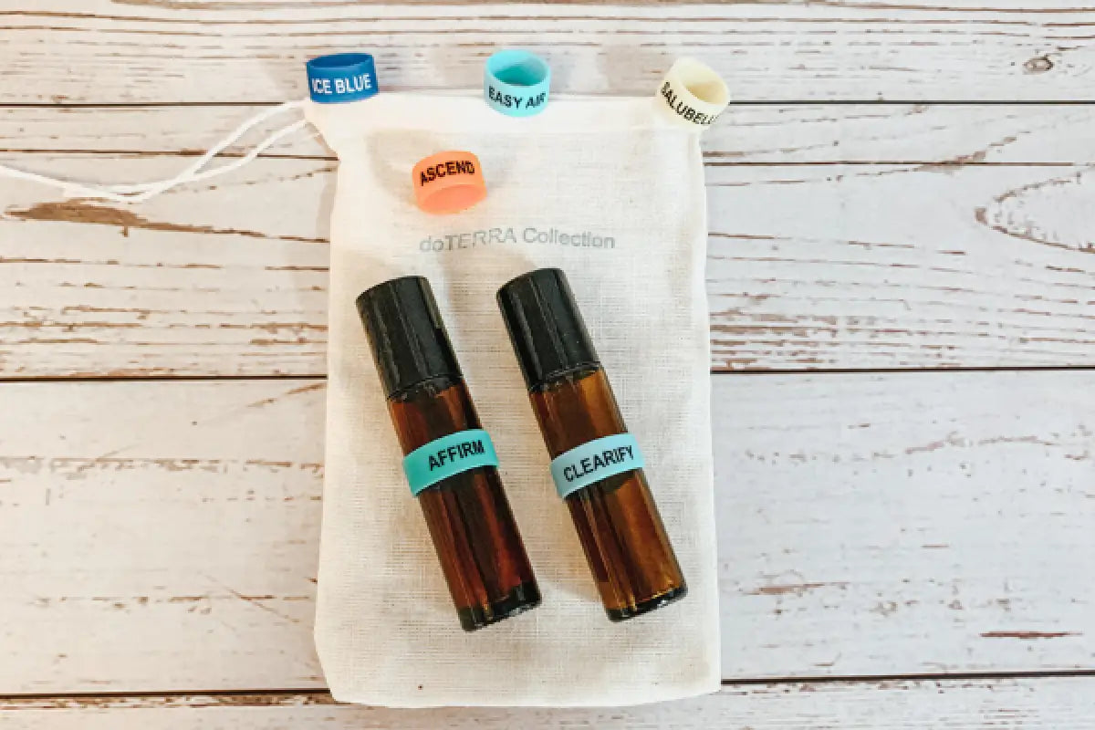 Essential Oil Label Bandz: Australian Doterra® Basic Blends Collection (Set Of 40)