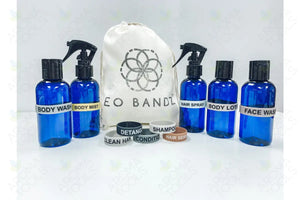 Essential Oil Label Bandz: Travel Essentials With 4 Oz. Bottles (Set Of 10)